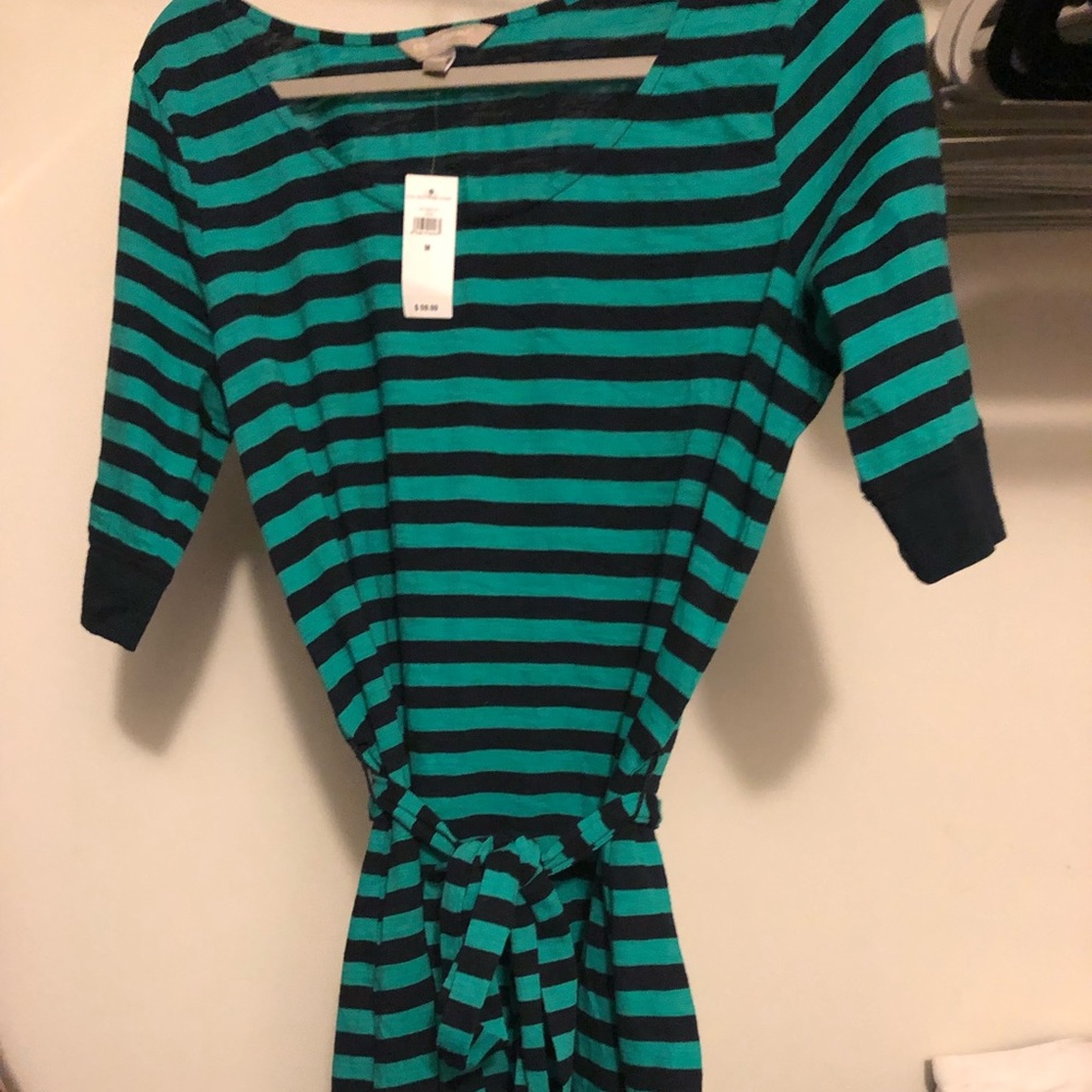 Brand new with tags Banana Republic knee length tie dress size Meduim